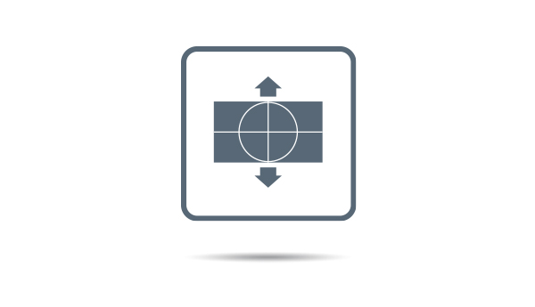 Vertical lens shift